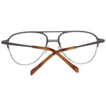 Hackett Brown Men Glasses Frame with blue-filter lenses, metal & plastic material, half-rim, size 53-17-145, including branded case.