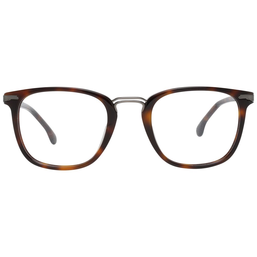 Lozza Brown Unisex Glasses Frame in full-rim plastic with spring hinges, size 50-23-140, featuring a classic brown finish.
