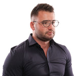 Bally Black Men Glasses Frame