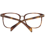 Maje Brown Women Glasses Frame with full-rim style, plastic material, and brown color, size 53-16-140, viewed from the back.
