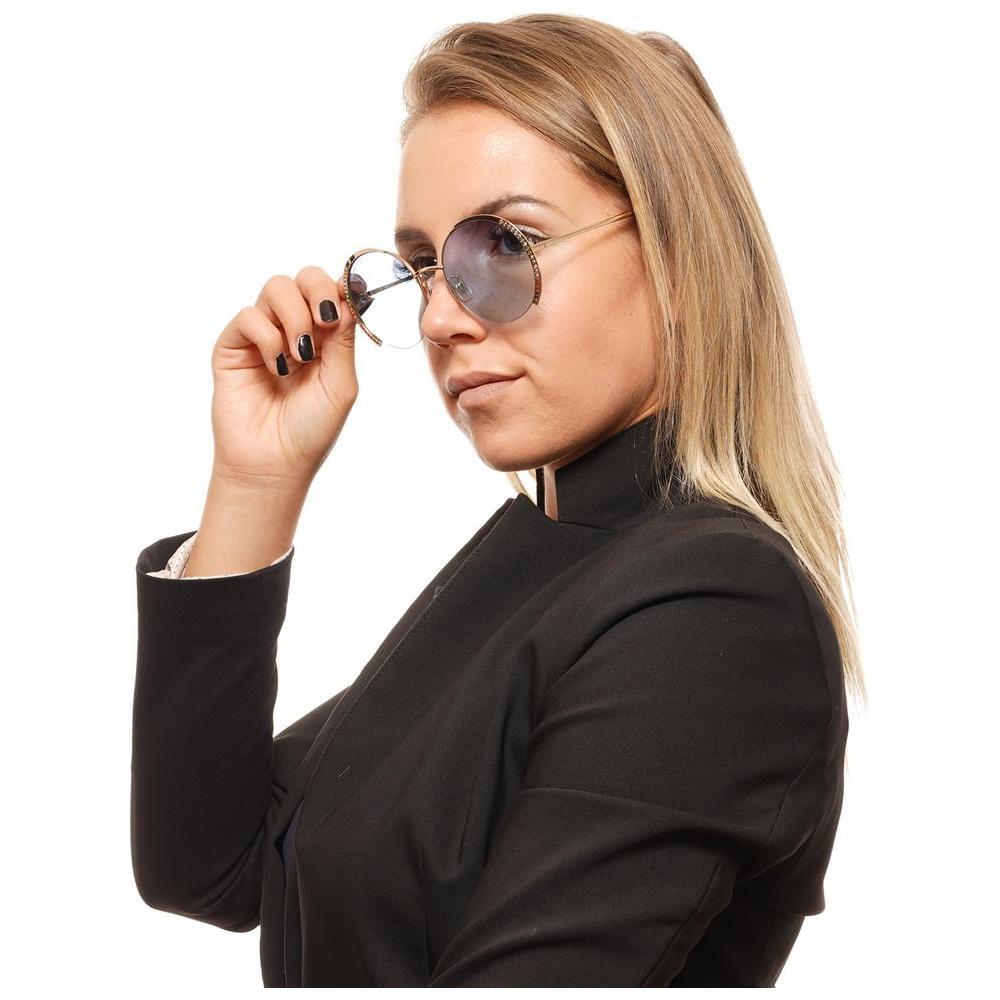 Swarovski Gold Women Sunglass