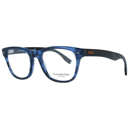 Ermenegildo Zegna Blue Plastic Glasses (Frames)