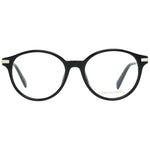 Emilio Pucci Black Women Glasses Frame, metal and plastic full-rim, round style with demo lenses, branded case included.