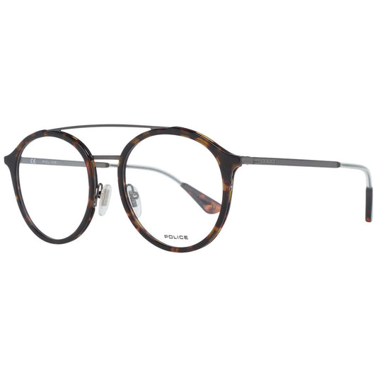Police Brown Men Glasses Frame