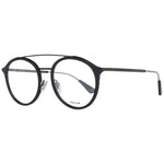 Police Black Men Glasses Frame in full-rim aviator style with metal and plastic construction.