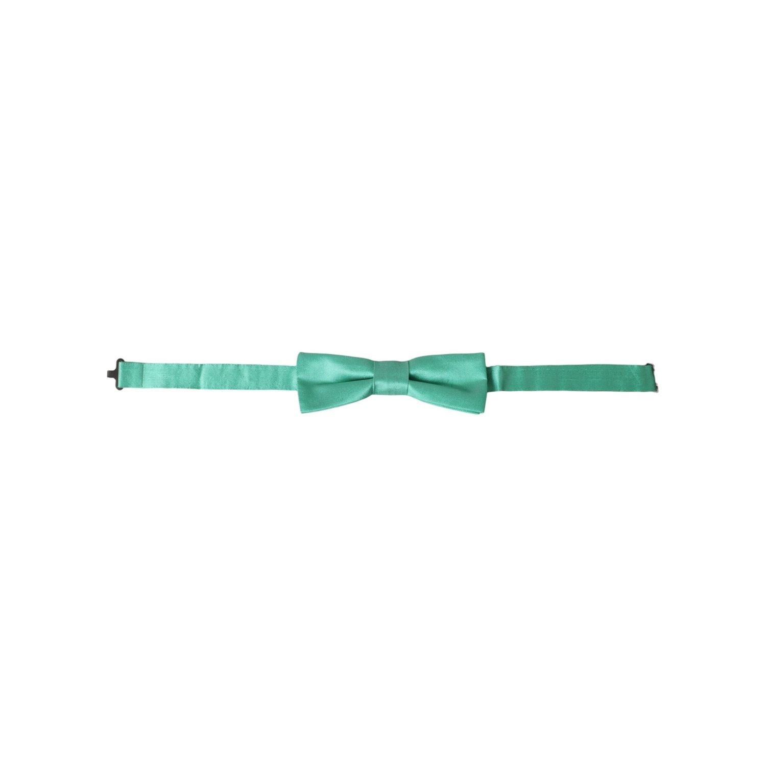 Dolce & Gabbana Mint Green Silk Adjustable Neck Men Bow Tie