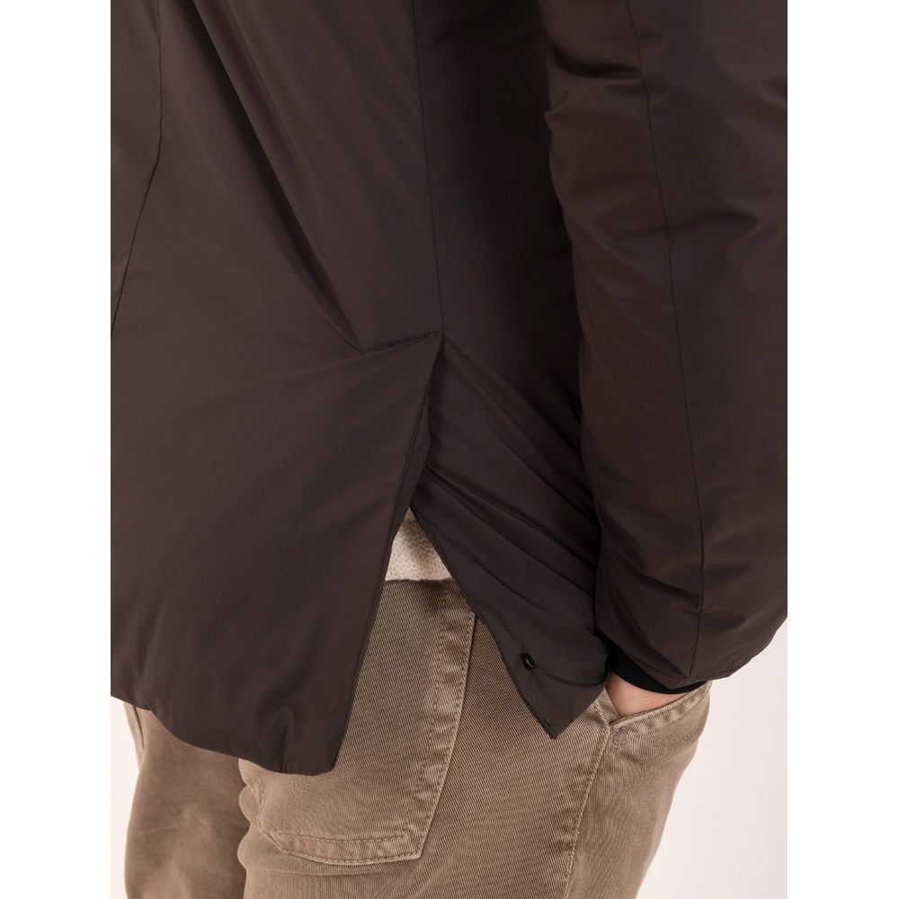 People Of Shibuya Brown Polyester Men Jacket
