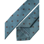 Dolce & Gabbana Green Black Polka Dot Silk Adjustable Men Tie