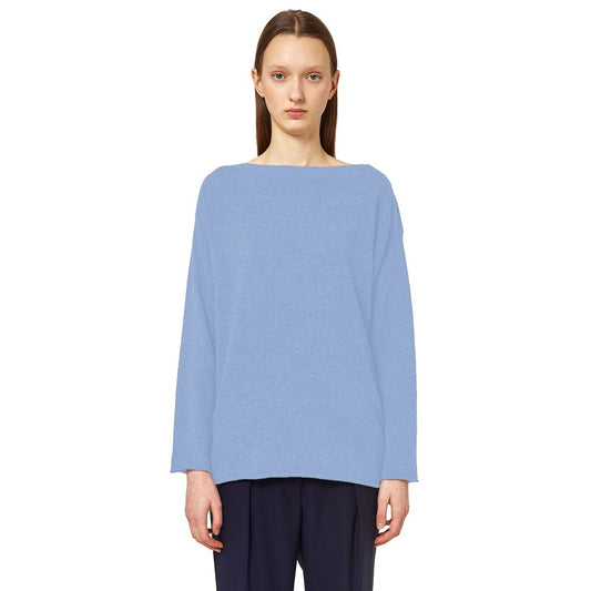 Alpha Studio Light Blue Cashmere Women Sweater AL-13841-IT38|XS