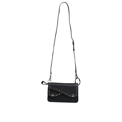 Dolce & Gabbana Black Small Leather Studded Shoulder Crossbody Bag Dolce & Gabbana