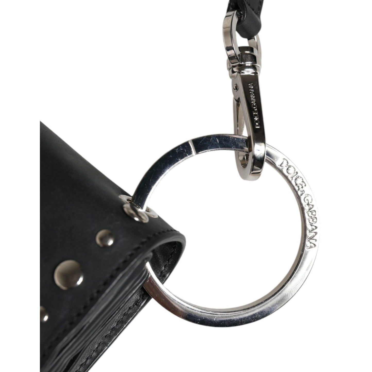Dolce & Gabbana Black Small Leather Studded Shoulder Crossbody Bag Dolce & Gabbana