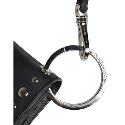 Dolce & Gabbana Black Small Leather Studded Shoulder Crossbody Bag Dolce & Gabbana