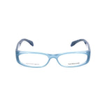 Alexander McQueen Blue Acetate Frames for women, model AMQ4150IQY, 53/15/135mm dimensions, stylish blue eyewear.