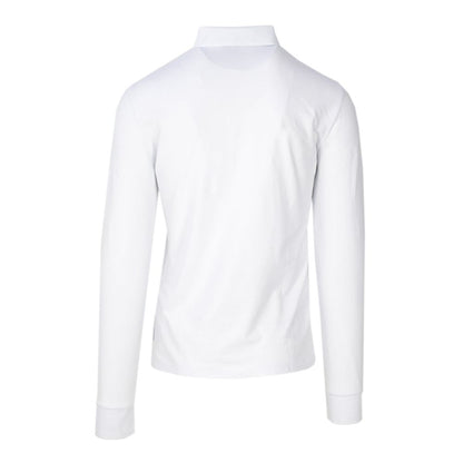 Armani Exchange White Cotton Long Sleeve