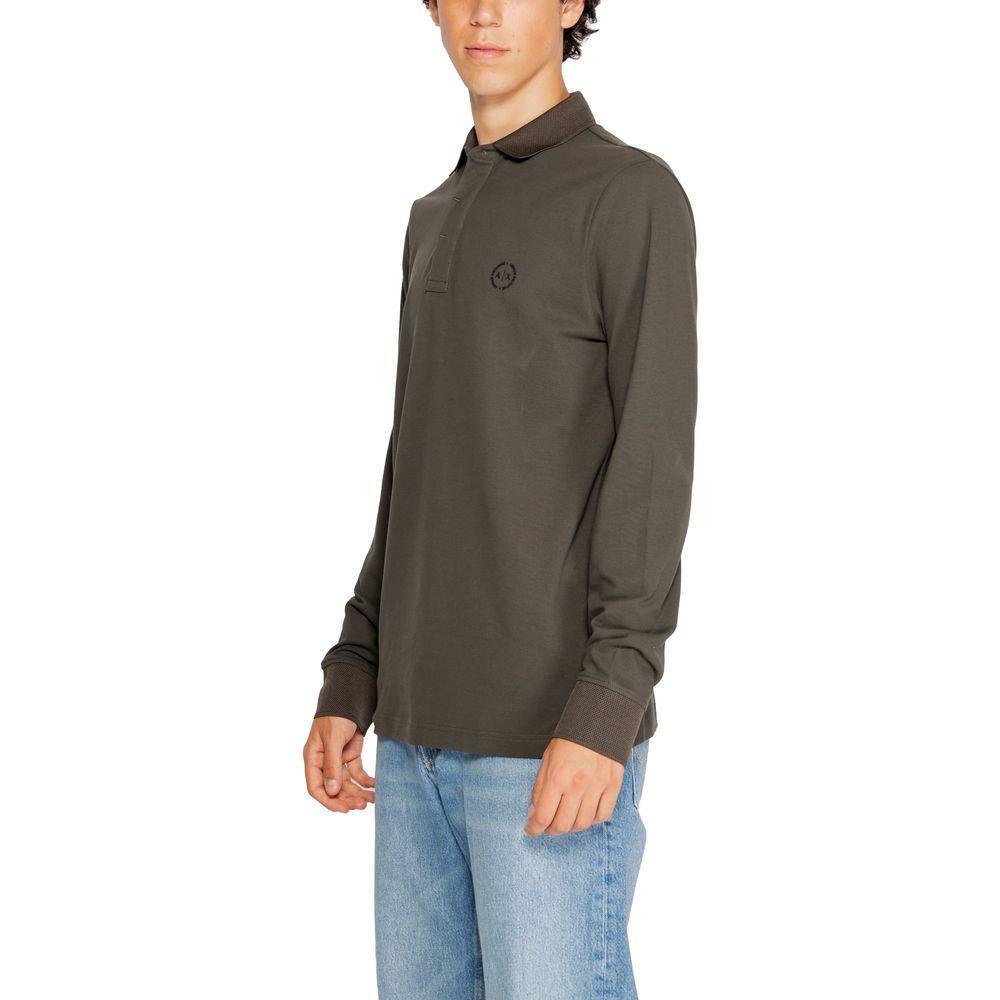 Armani Exchange Green Cotton Long Sleeve AR-2160700149-IT44 | S