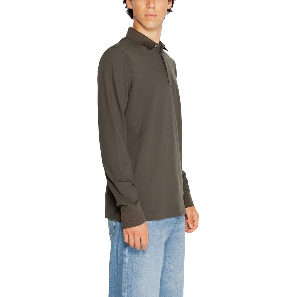 Armani Exchange Green Cotton Long Sleeve AR-2160700149-IT44 | S