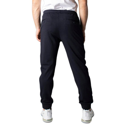 Armani Exchange Blue Viscose Skinny Pant