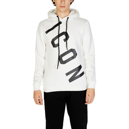 Icon White Cotton Hoodie Icon