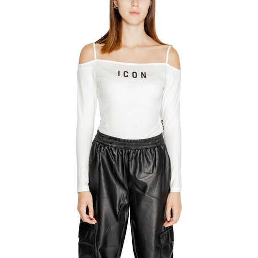 Icon White Cotton Bodysuit IC-14926900008-IT44|L
