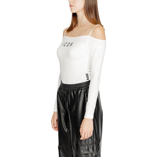 Icon White Cotton Bodysuit IC-14926900008-IT44|L