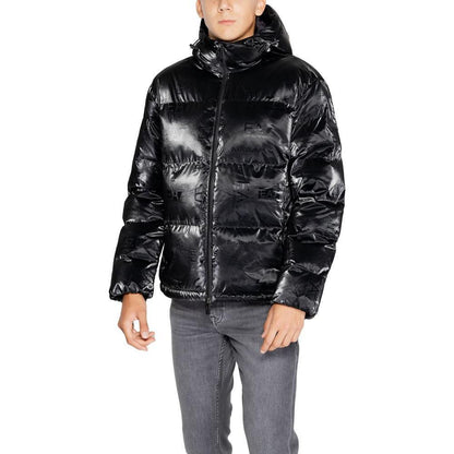 EA7 Emporio Armani Black Polyester Jackets & Coat