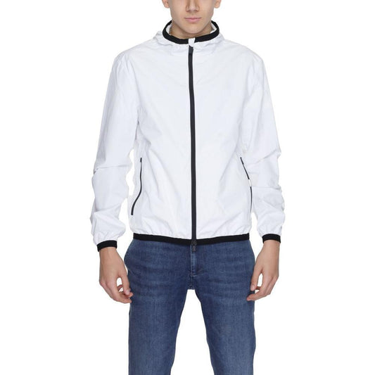 Suns White Polyester Jackets & Coat SU-14178900008-IT54 | XXL