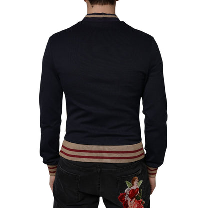 Dolce & Gabbana Multicolor #DGMillennials Full Zip Men Bomber Jacket