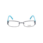 Emilio Pucci Blue Metal Frames for Women, EP2135462, sleek design, blue temples, dimensions 51/17/130 mm, stylish eyeglasses.