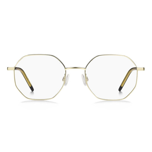 Hugo Boss Gold Metal Frames - Women's Glasses HG1216AOZE919 with golden 49/19/135mm dimensions, stylish and elegant eyewear.