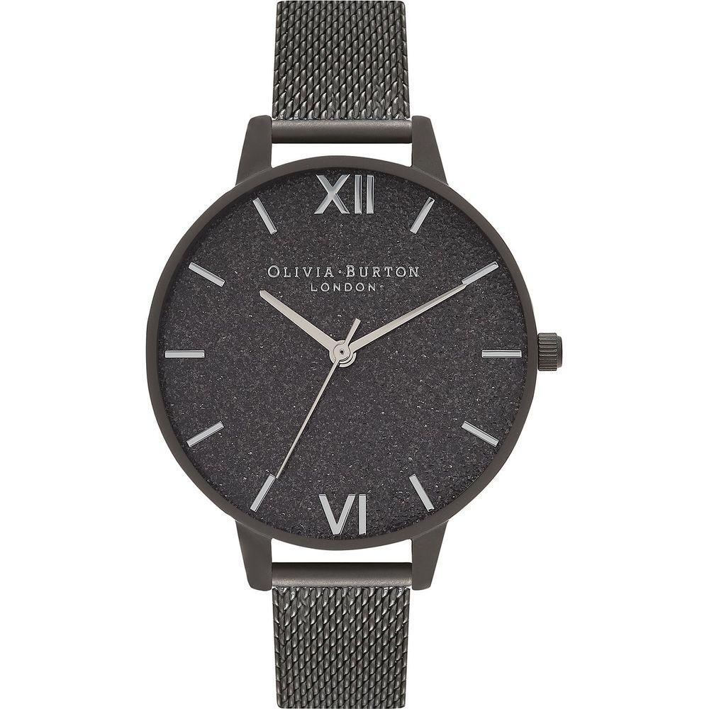Olivia Burton Black Stainless Steel Watch OBOB16GD49AC