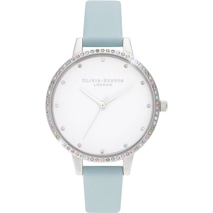 Olivia Burton Blue Artificial Leather Dress Watch Olivia Burton