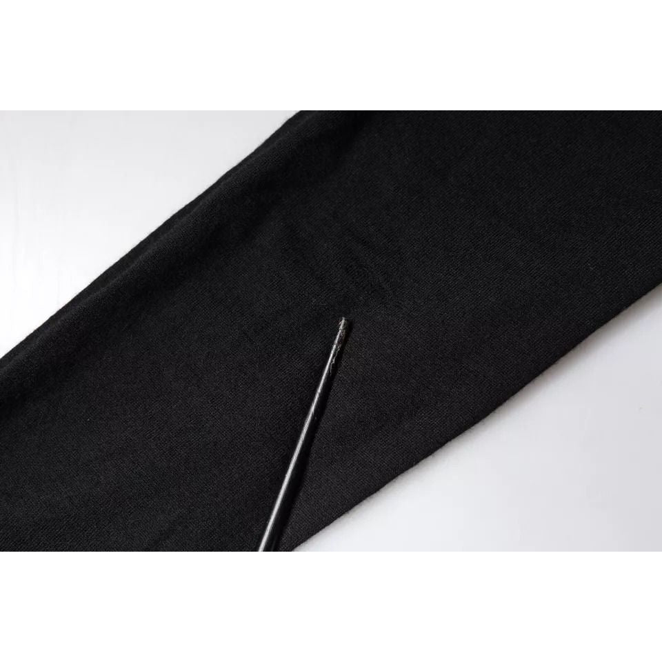 Dolce & Gabbana Black Long Sleeve Turtleneck Pullover Sweater