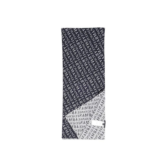 Armani Exchange Blue Polyamide Scarf AREX-14716300010