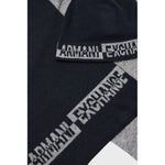 Armani Exchange Blue Wool Scarf AREX-11823300010
