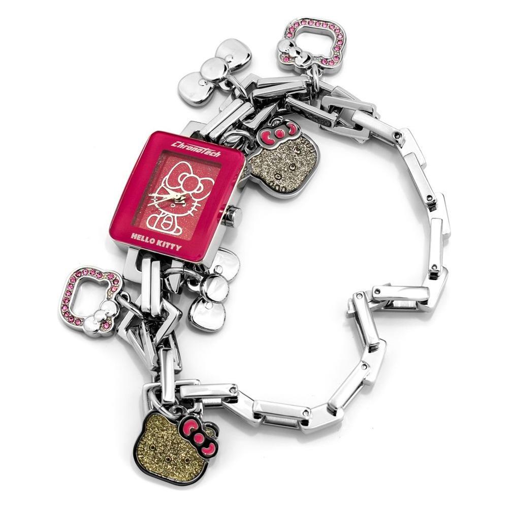 Chronotech Silver Stainless Steel Bracelet Watch