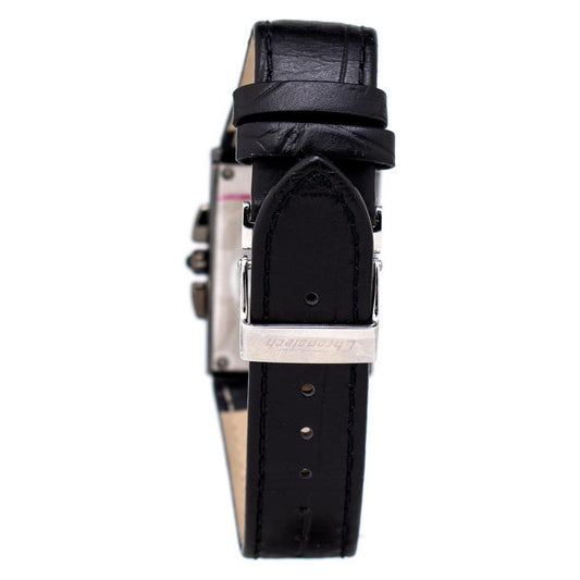 Chronotech Black Leather Watch CHCT7018B01AC