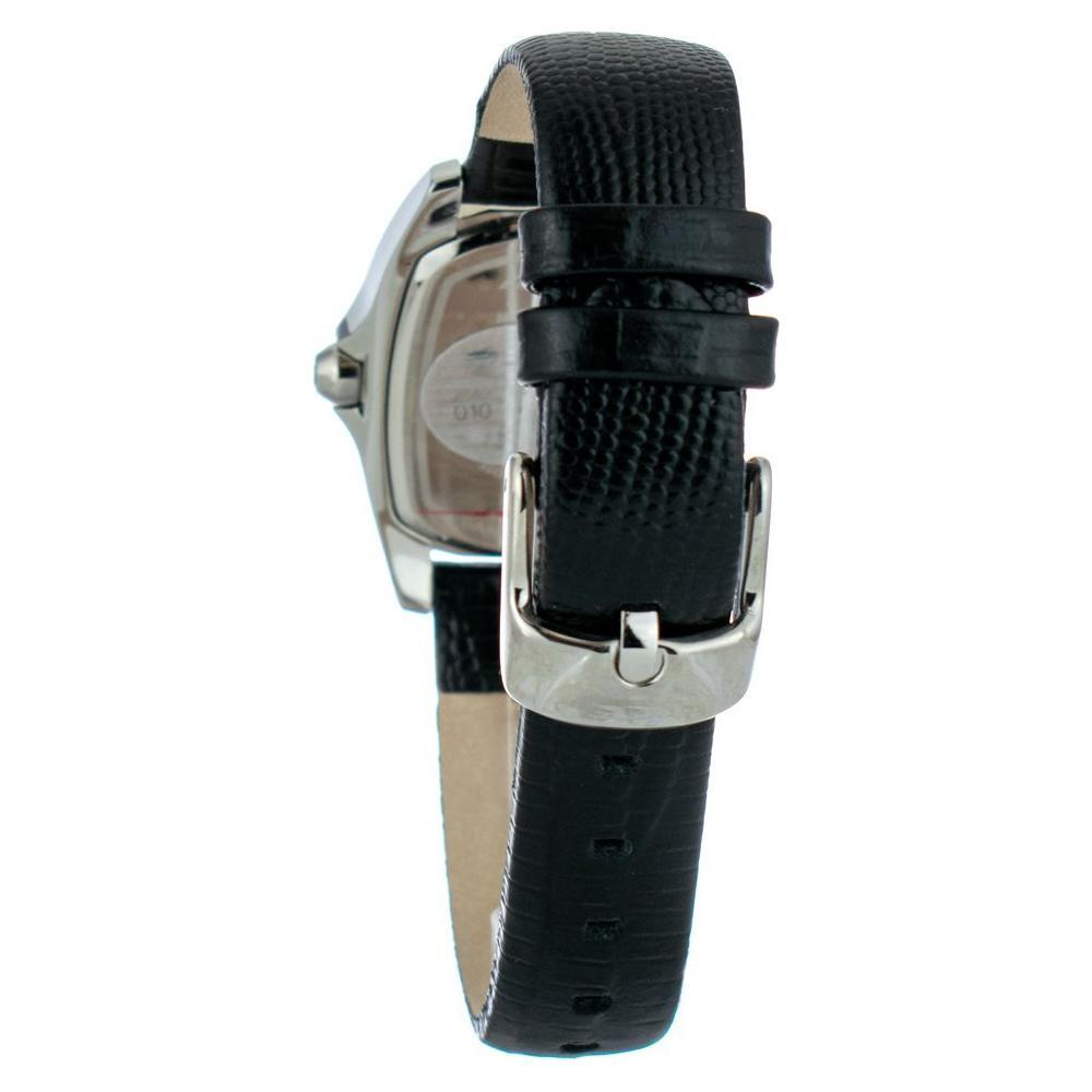Chronotech Black Leather Watch CHCT7094SS51AC