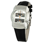 Chronotech Black Leather Watch CHCT7280M03AC