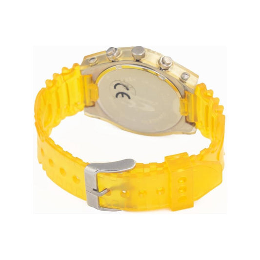 Chronotech Yellow Rubber Watch CHCT728406AC