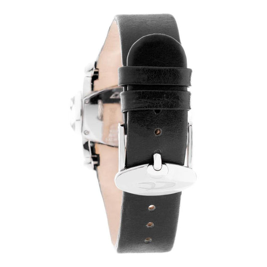 Chronotech Black Leather Watch CHCT7681M08AC