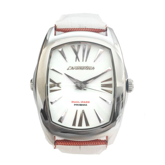 Chronotech Orange Leather Watch CHCT7696M04AC