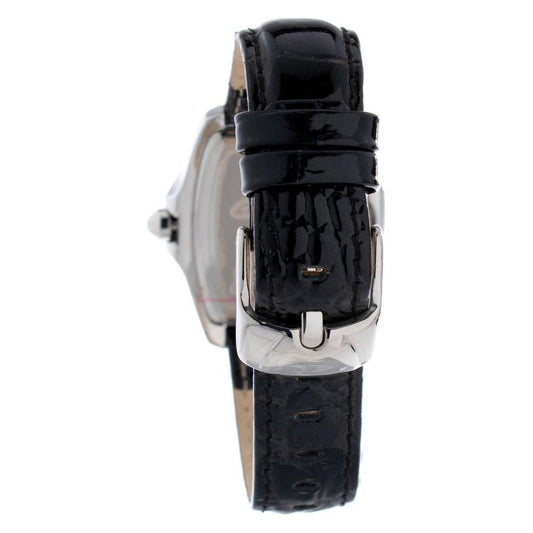 Chronotech Black Leather Watch CHCT7896LS92AC