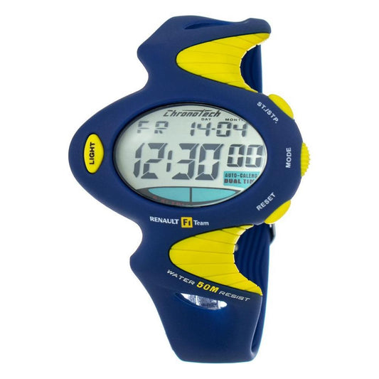 Chronotech Blue Rubber Watch CHCT8199M17AC