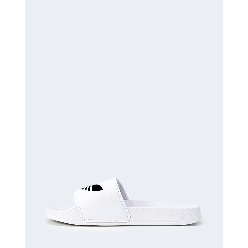 Adidas White Polyester Slipper AD-6651100008-EU44.5/US11.5