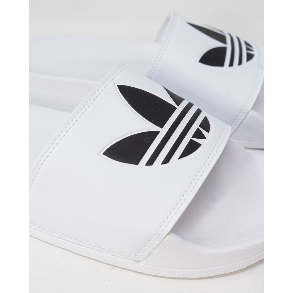 Adidas White Polyester Slipper AD-6651100008-EU44.5/US11.5