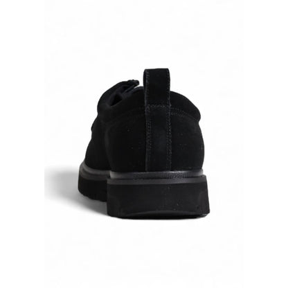 Calvin Klein Jeans Black Suede Leather Oxfords And Derby