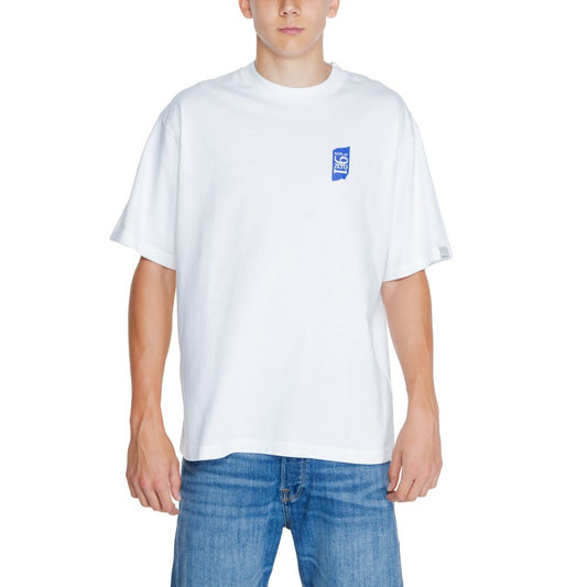 Replay White Cotton T-Shirt Replay