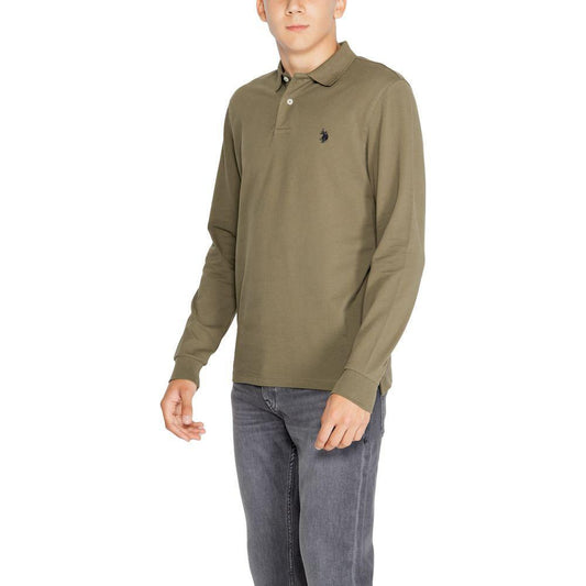 U.S. POLO ASSN. Green Cotton Long Sleeve US-15187600149-IT44 | S
