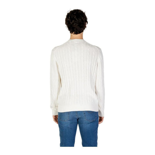 U.S. POLO ASSN. White Cotton Sweater US-15719300008-IT54 | XXL