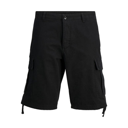 Jack Jones Black Cotton Bermuda